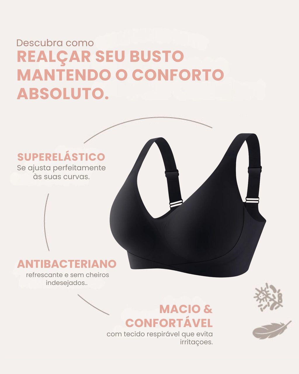 CloudFit™ - Sutiã de Conforto Sem Costura - Body Curve
