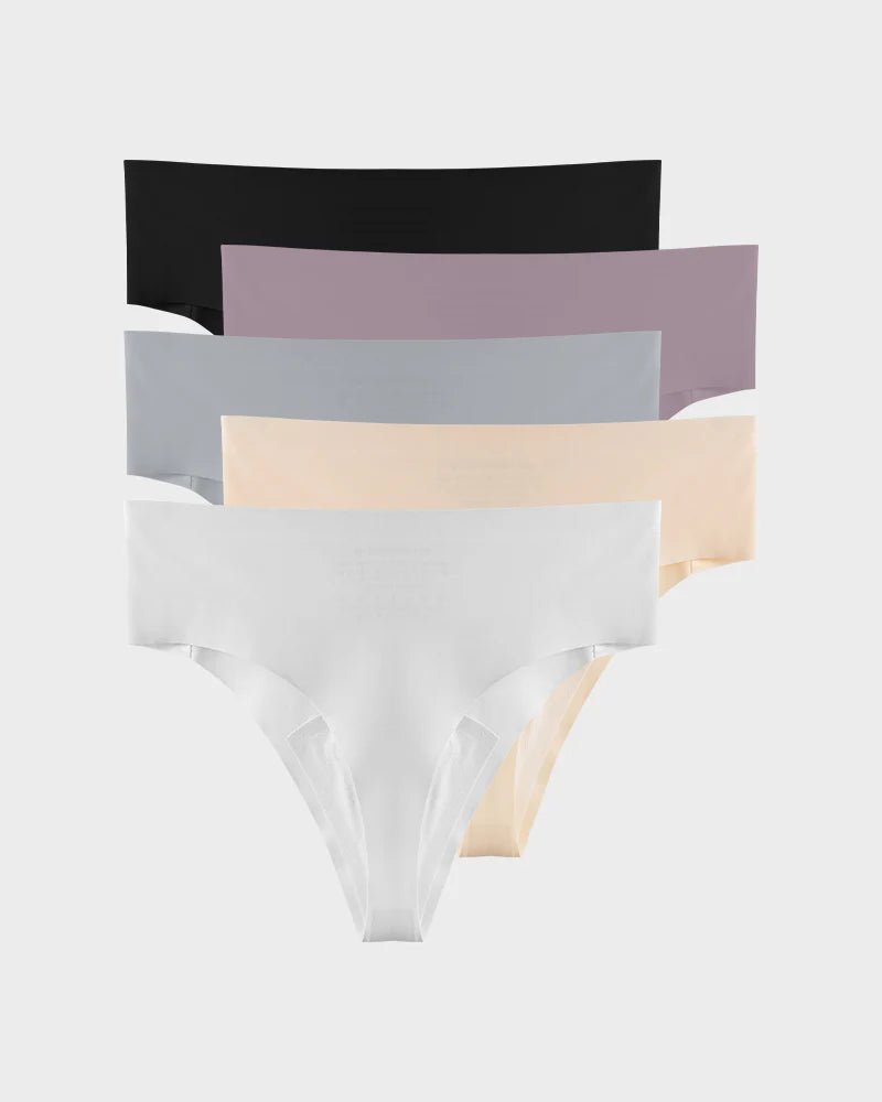 Kit 3 Calcinhas Sem Costura Que Não Marca - Cores Aleatórias - Body Curve